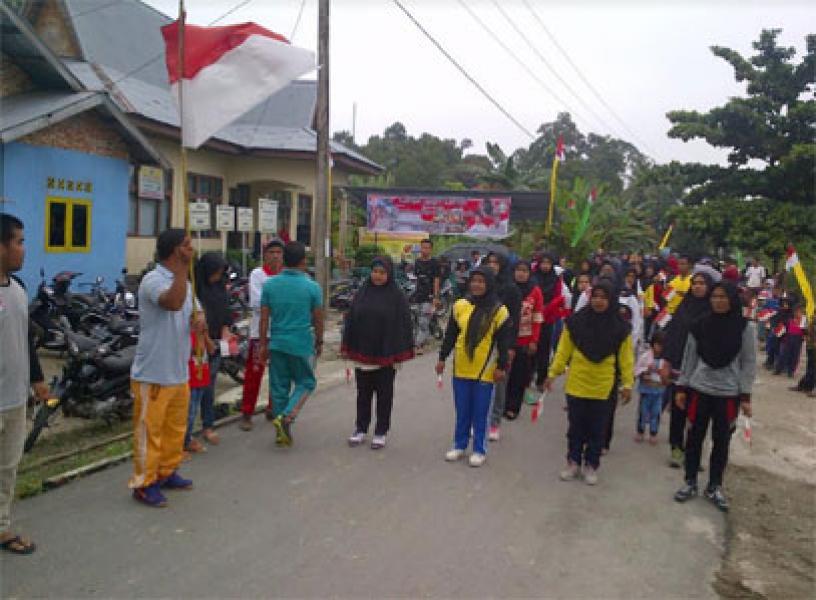 Semarak HUT RI Ke-72, Desa Pulau Tinggi Gelar Berbagai Kegiatan Perlombaan
