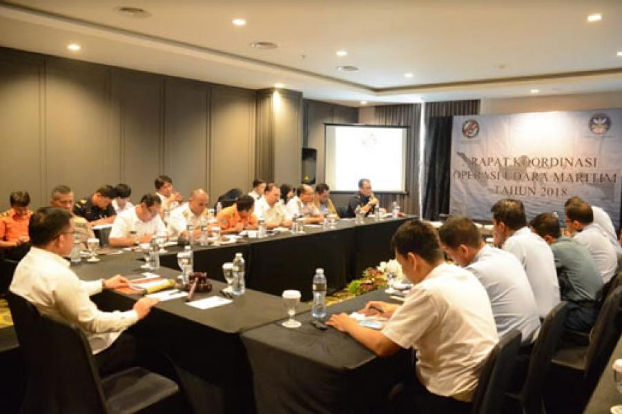 Bahas Operasi Udara Maritim, Bakamla RI Gelar Rakor