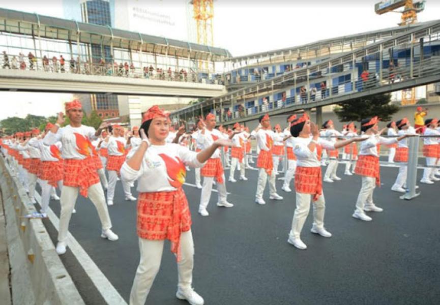 Bakamla RI turut Semarakkan Guinness World Record Poco Poco