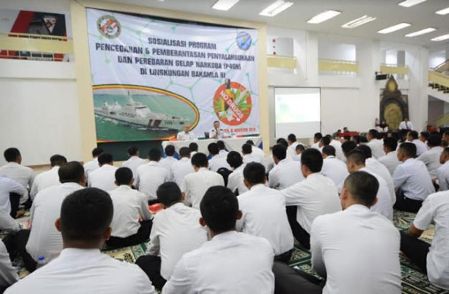 Bersama Perangi Narkoba, Bakamla RI-BNN Gelar Sosialisasi P4GN