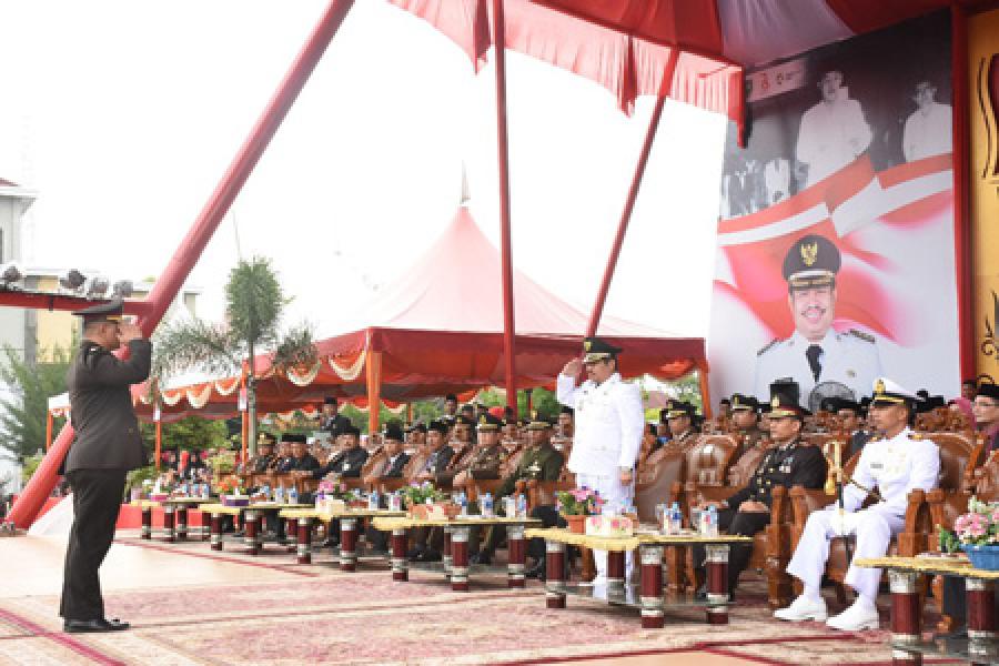 Bupati Amril Irup HUT RI ke-73 di Bengkalis Berjalan Hikmat
