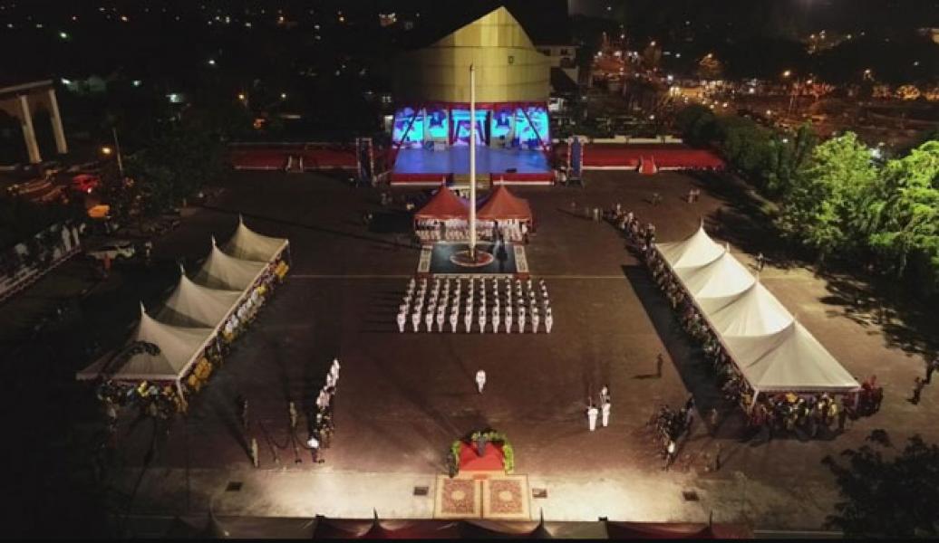 Bupati Amril Kukuhkan 75 Anggota Paskibra Bengkalis