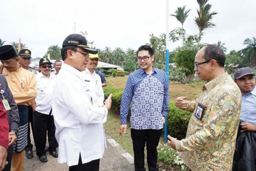 Bupati Inhil Hadiri Peluncuran Biopeat PT RSUP Di Pulau Burung