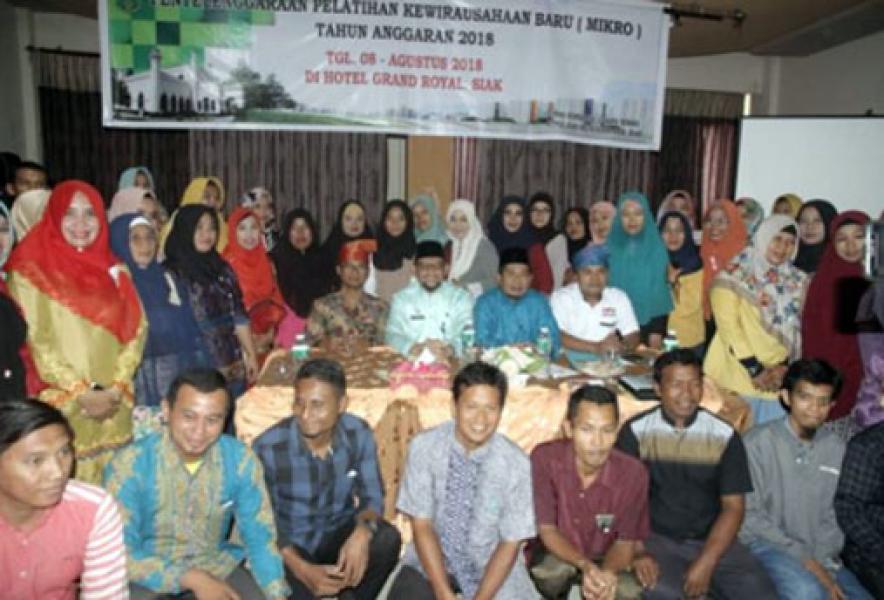 Dinas Koperasi dan UKM Siak Gelar Pelatihan Kewirausahaan Bagi 75 Pelaku Usaha