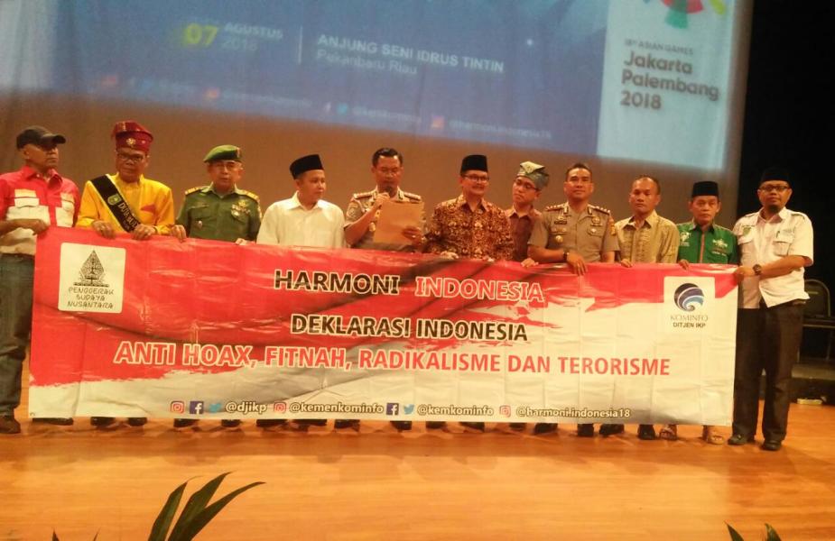 Hadiri Kegiatan Harmoni Indonesia, Wakapolresta Pekanbaru Apresiasi Panitia