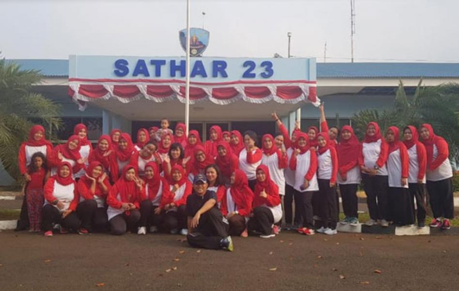 Jelang HUT Kemerdekaan RI Ke-73, PIA Ardhya Garini Ranting 03-8/G.III Adakan Perlombaan Unik