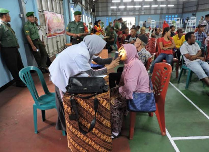 Kodim 0314/Inhil Gelar Baksos Pengobatan Gratis Dan Sunat Massal