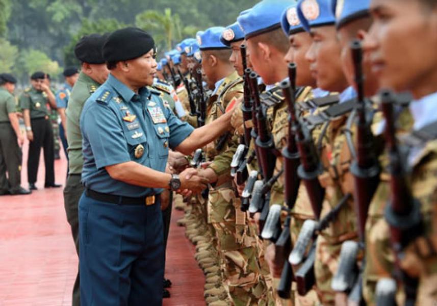 Panglima TNI: Prajurit TNI Mengemban Tugas Misi Pemeliharaan Perdamaian  Merupakan Tugas Istimewa