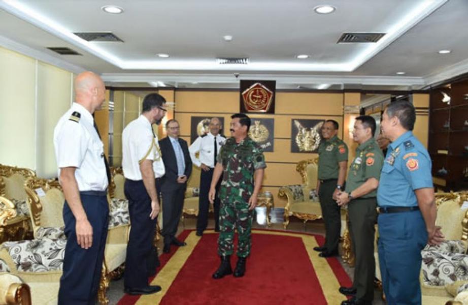 Panglima TNI Courtesy Call dengan Chief of Mission Pegase