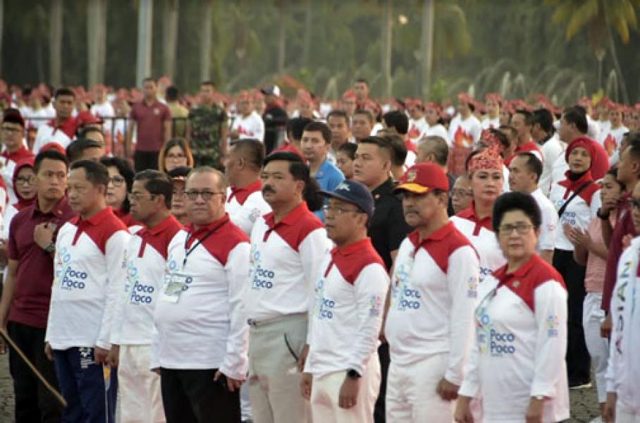 Panglima TNI Hadiri Pemecahan Rekor Dunia Senam Poco-Poco