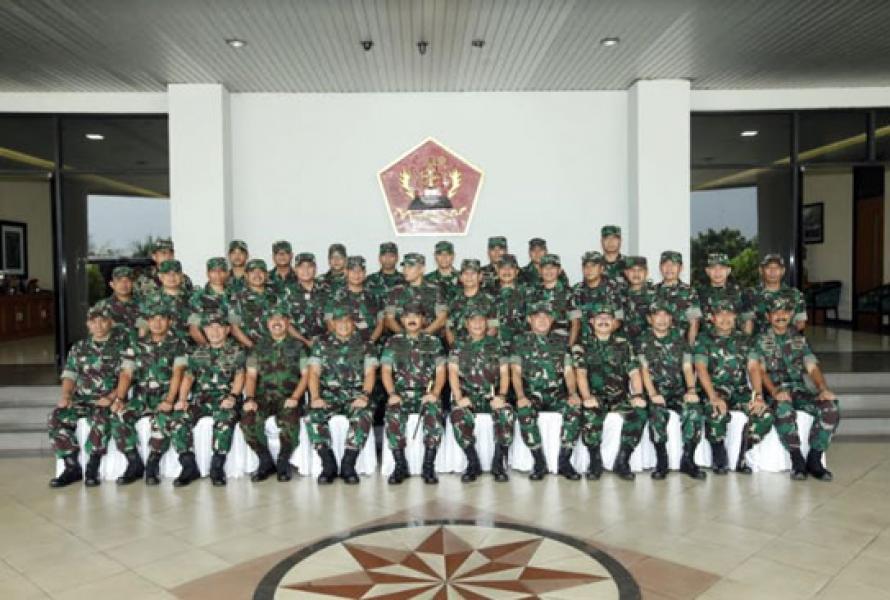 Panglima TNI Kunjungi Markas Komando Kodiklat TNI