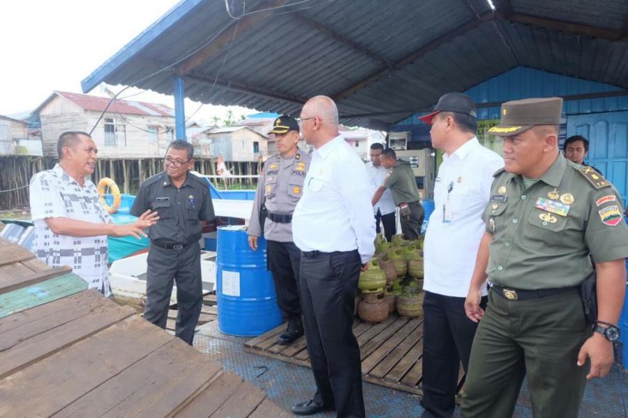 Pjs Bupati Inhil Pantau Pasokan Gas LPG dan Tinjau Stabilitas Harga Sembako
