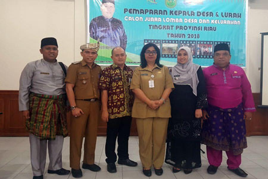 Salut, Kampung Dayun Juara I Lomba Desa Tingkat Provinsi
