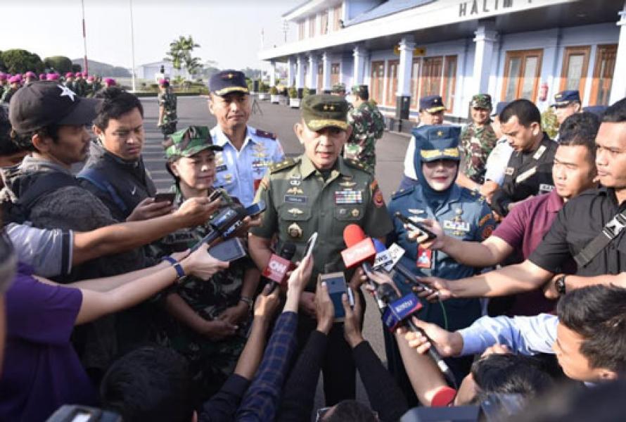 Sebelas Hari Pasca Gempa, TNI Telah Kirim 2.607 Prajurit ke Lombok