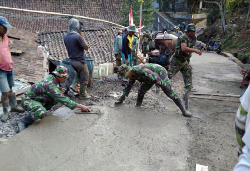 Selangkah Lagi TMMD Kodim 0705/Magelang Usai