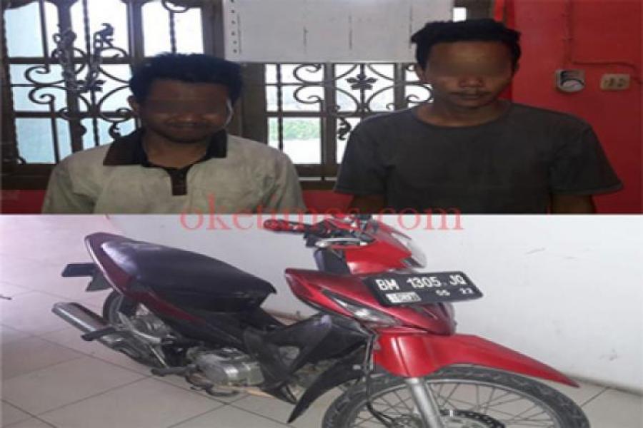 Tim Opsnal Unit Reskrim Polsek Payung Sekaki Ringkus Dua Pelaku Curanmor