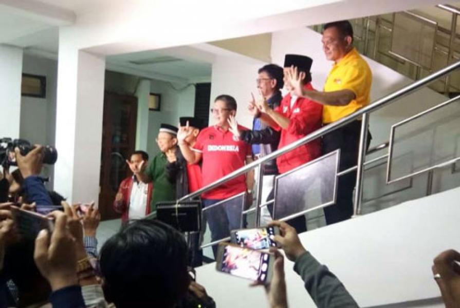 Tujuh Partai Koalisi Jokowi Kumpul Bahas Tim Pemenangan