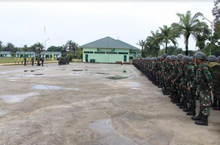 Wadan Yonif 132/BS Sidak Kasiapan Prajurit