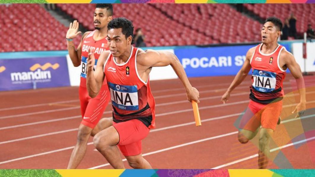 Zohri Penentu, Tim Estafet Putra Sumbang Medali Perak Asian Games 2018