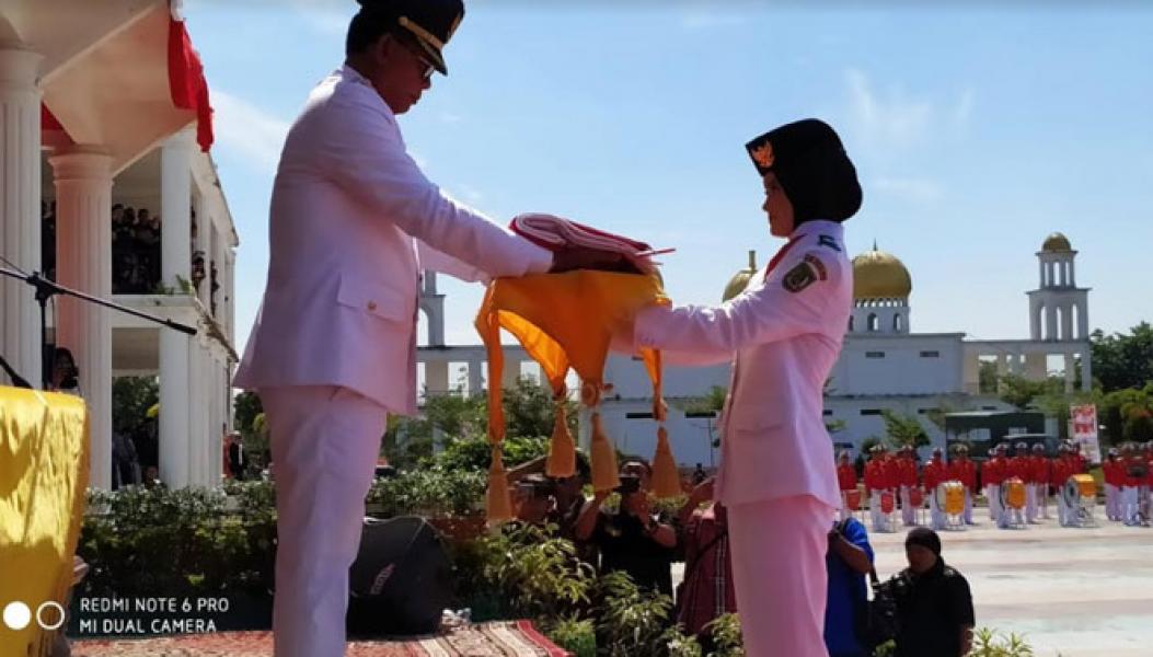 Apel HUT RI ke 74 di Rohil Berjalan Khidmat