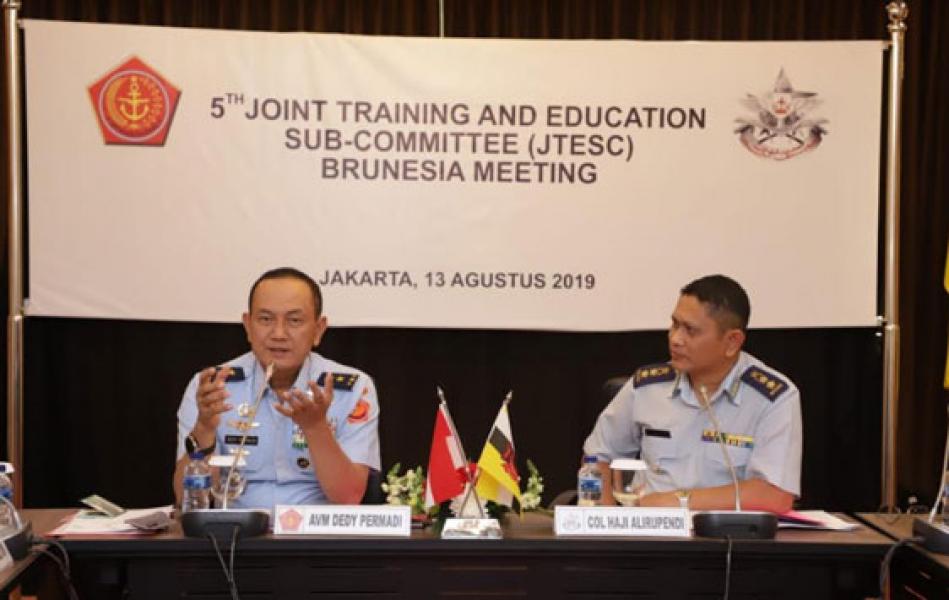 Aspers Panglima TNI: Sidang JETSC Brunesia Ke 5 tahun 2019 Tingkatkan Kerjasama Bidang Pendidikan dan Latihan