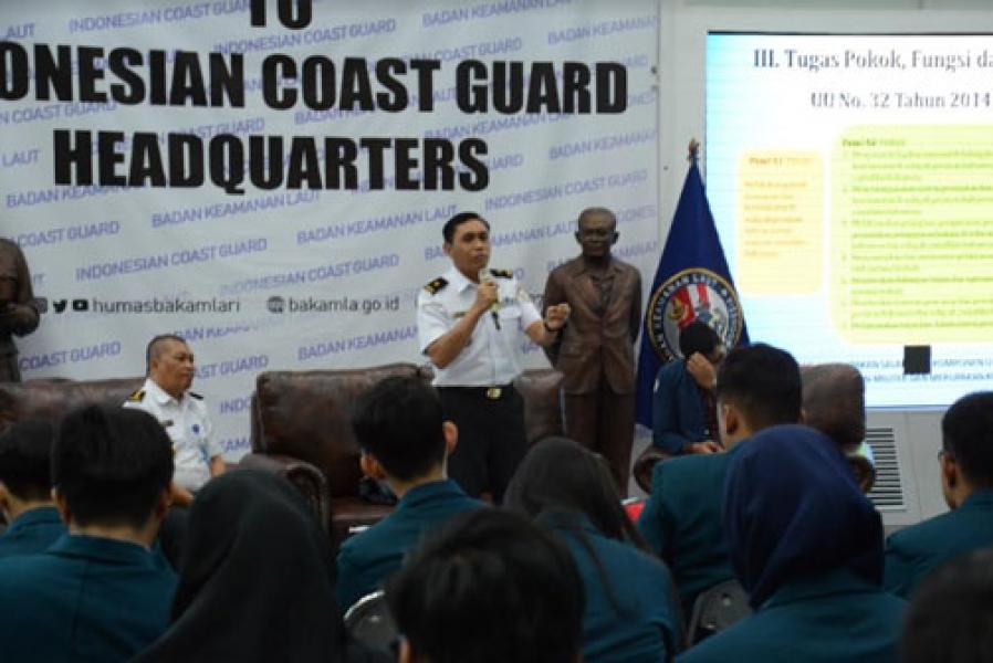 Audiensi ALSA Local Chapter Undip: Bakamla RI Sebagai Indonesian Coast Guard adalah Keniscayaan