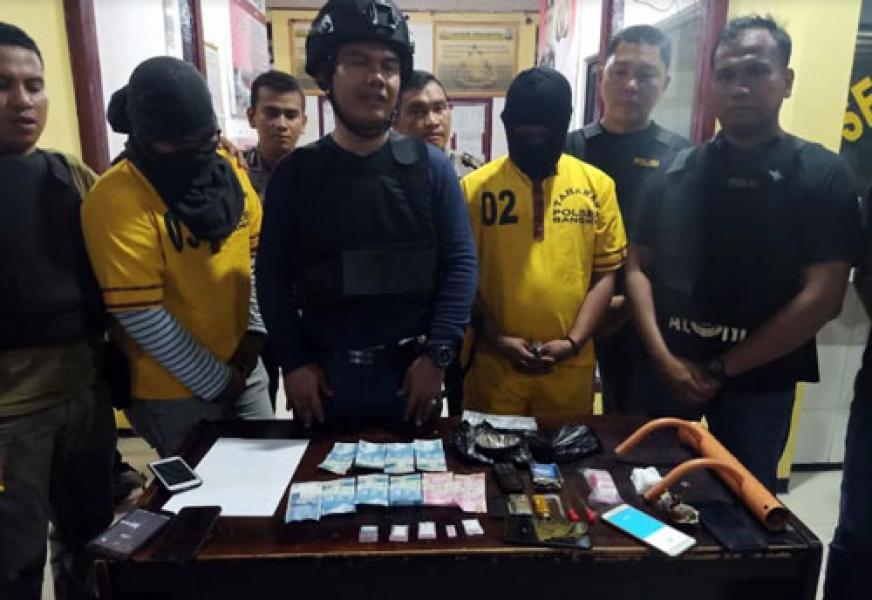 Jajaran Polsek Bangko Ringkus Bandar Sabu