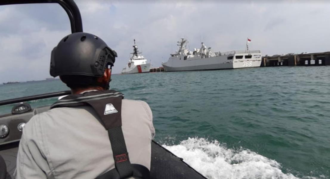 Jelang Joint Exercise Dengan USCG Stratton, Bakamla RI Amankan Area Latihan