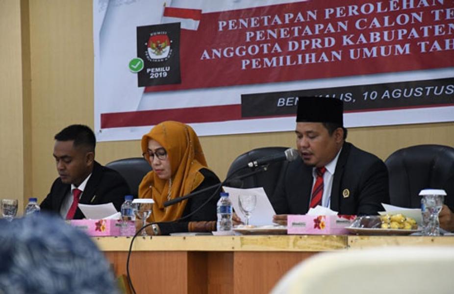 Nama-nama Calon Anggota DPRD Kabupaten Bengkalis Terpilih
