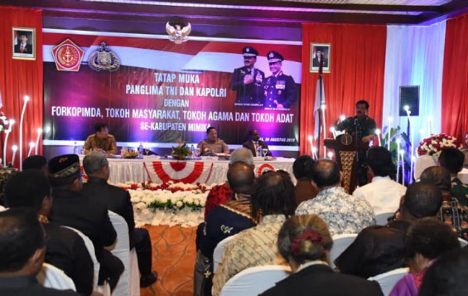 Panglima TNI: TNI Tidak Memberikan Ruang dan Tempat Bagi Pelaku Rasis
