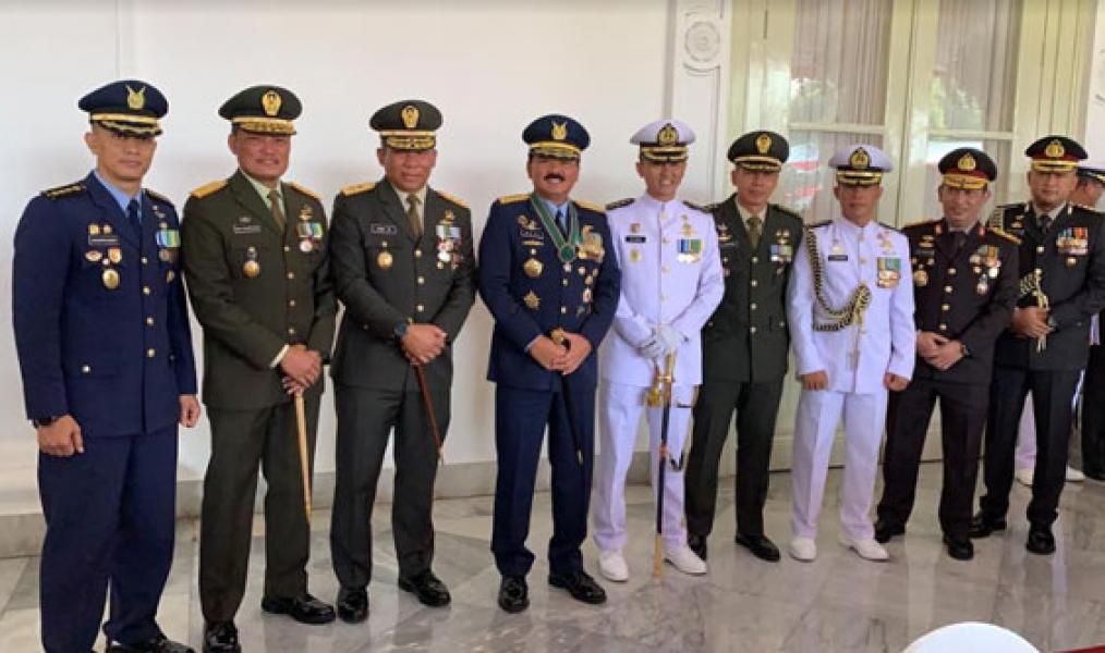 Panglima TNI Hadiri Upacara Peringatan HUT Ke-74 RI di Istana Merdeka