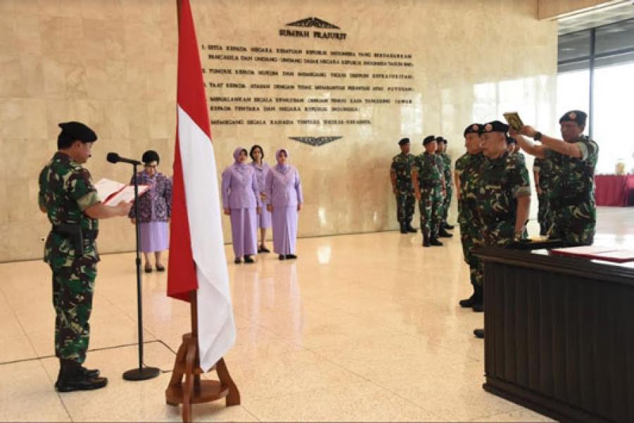 Panglima TNI Pimpin Sertijab Koorsahli Panglima TNI