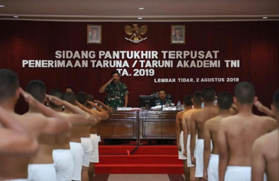 Panglima TNI Pimpin Sidang Pantukhir Akademi TNI TA 2019