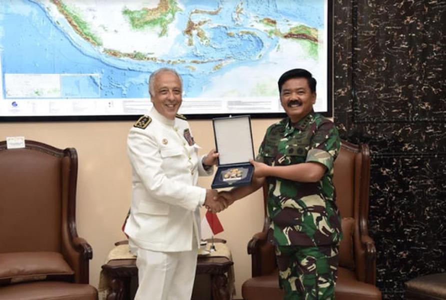 Panglima TNI Terima Kunjungan Kehormatan Kepala Staf Gabungan Portugal