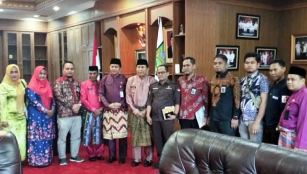 Pastikan Kesiapan Anggaran Pilkada 2020, Bawaslu Riau Lakukan Audiensi Ke Bupati Rohul