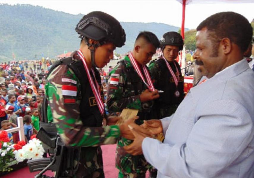 Prajurit Satgas Pamtas RI-PNG Yonif Raider 514/SY Torehkan Prestasi di Medan Operasi