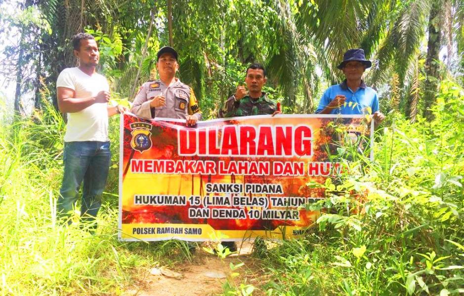 TNI POLRI Giat Patroli Karlahut Dukung Riau Bebas Asap