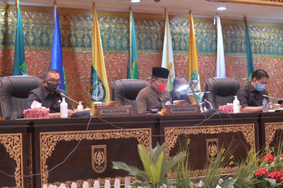 Bapemperda DPRD Riau Rekomendasikan Raperda Tentang Penyelenggaraan Investasi Pemerintah Daerah untuk Dilanjutkan