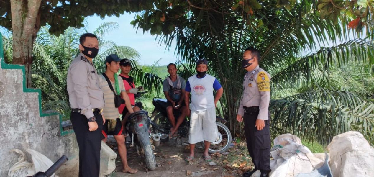 Cegah C3, Polsubsektor Pelalawan Rutin Lakukan Patroli