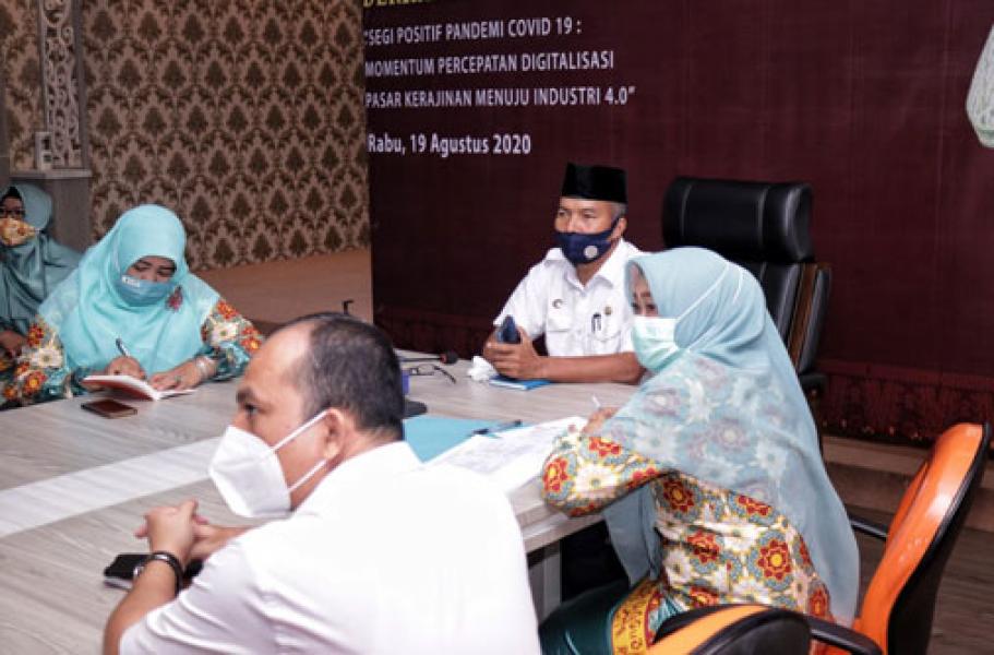 Dekranasda Siak Ikuti Munas Dekranas 2020, Tema: Segi Positif Pandemi Covid-19