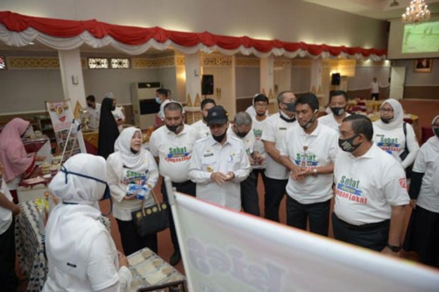 Gerakan Kampanye Diversifikasi Pangan, Gubri Tinjau UMKM Lokal