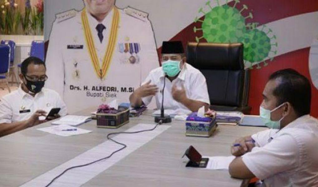 Hari ini 4 Orang Pasien Covid-19 Sembuh di Kabupaten Siak