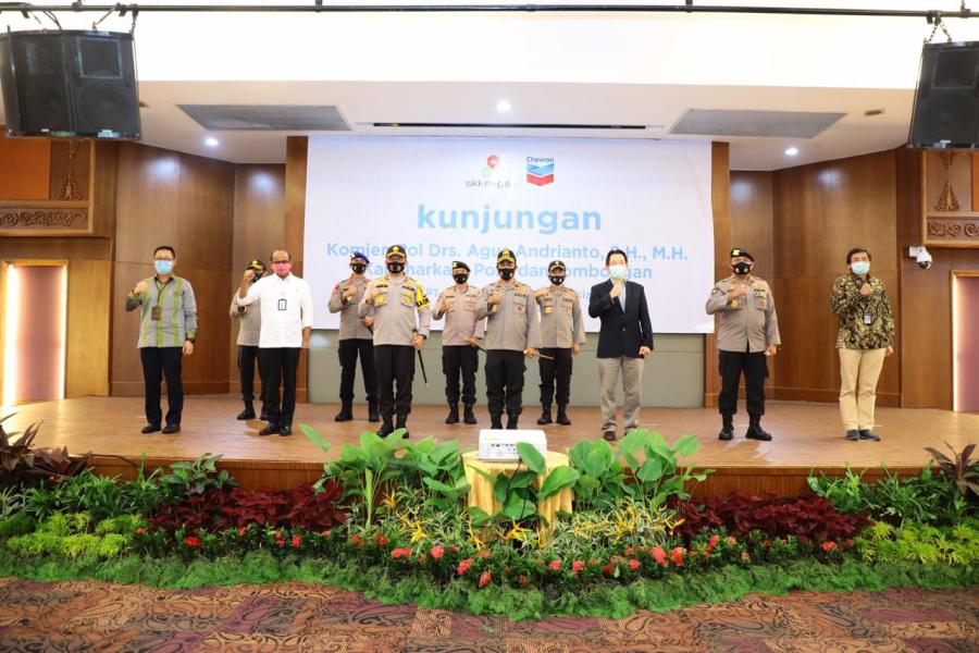 Kabaharkam Polri Lakukan Supervisi di PT Chevron Pasifik Indonesia