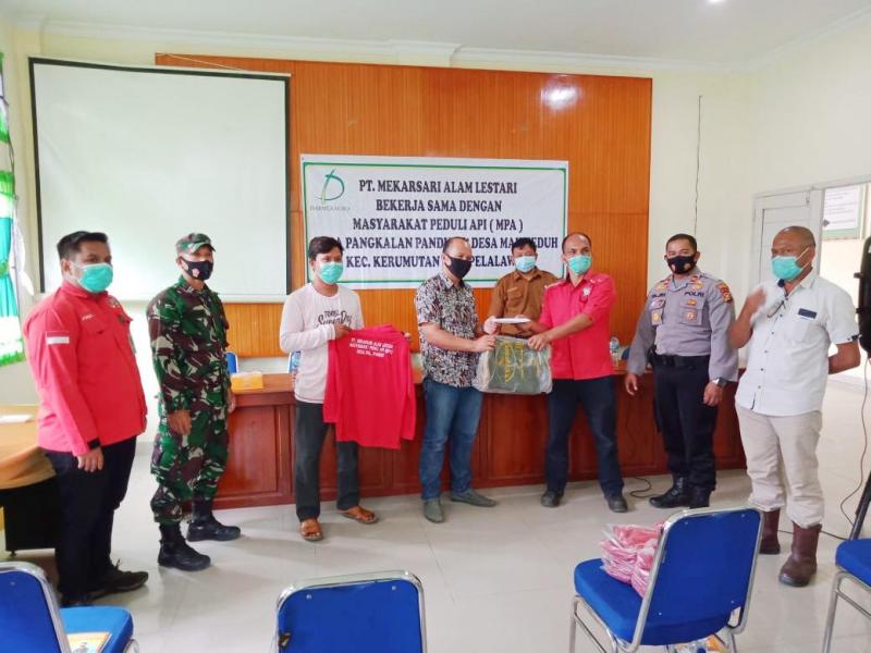Kapolsek Kerumutan Pimpin Rapat Kordinasi Karhutla Dengan Perusahaan dan MPA