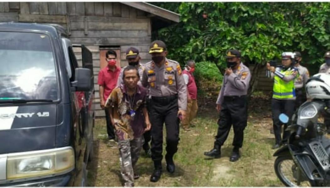 Kapolsek Tanah Putih Siapkan Tempat Tinggal dan Sembako ke Kakek Sebatang Kara