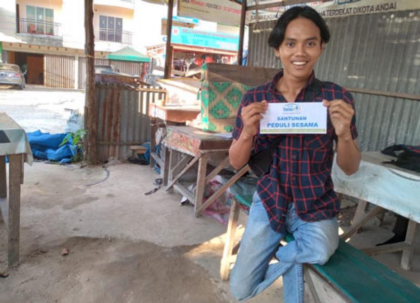 Kisah Perjuangan Riski Penyandang Disabilitas Tetap Semangat Jalani Hidup