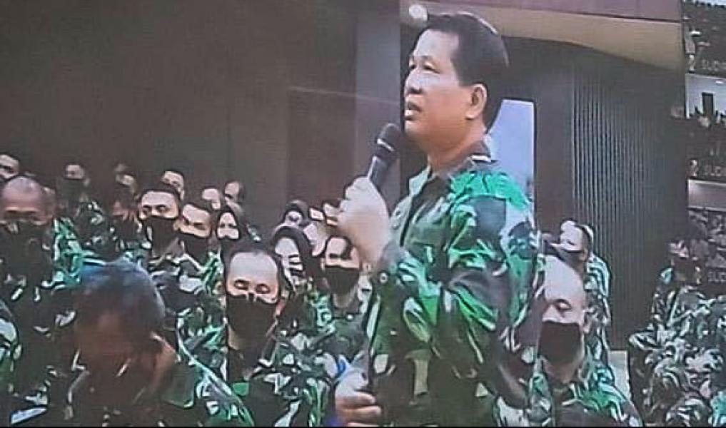 Komandan Seskoad Beri Pengarahan Kepada Seluruh Personel Organik