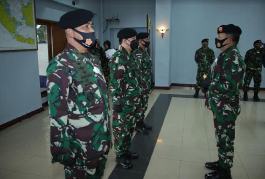 Pangkogabwilhan I Melepas dan Melantik Pejabat Kepala Staf, Asops, Kapoksahli dan Irkogabwilhan I
