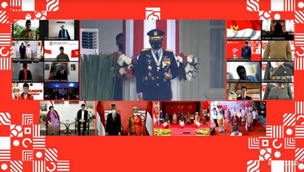 Panglima TNI Hadiri Upacara HUT Ke-75 Kemerdekaan RI di Istana Negara