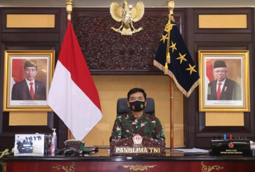 Panglima TNI Perintahkan Babinsa, Babinpotmar dan Babinpotdirga Bantu Penegakan Disiplin Protokol Kesehatan